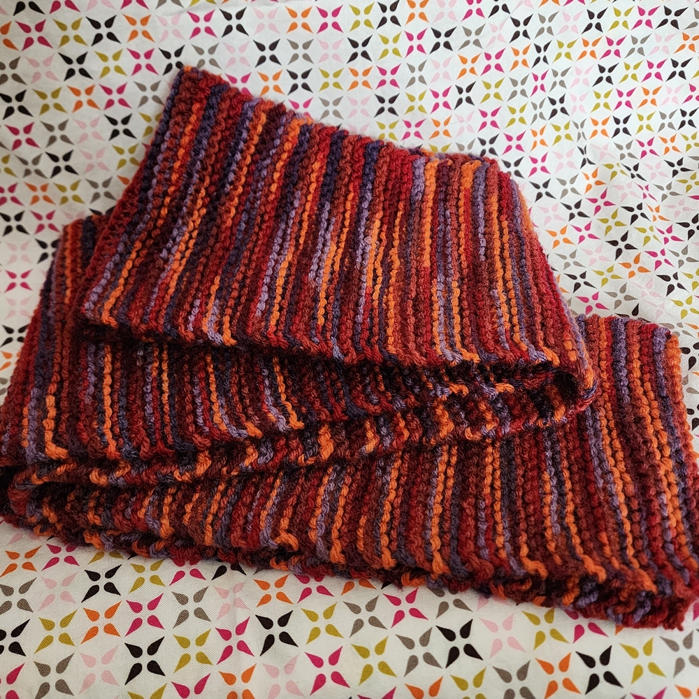 Multicolor Knit Scarf - Picture 3 of 9